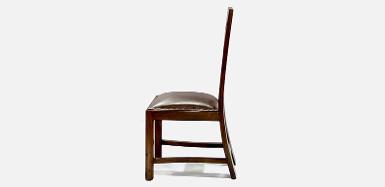 Chair teak wood with leather Chair teak wood with leather