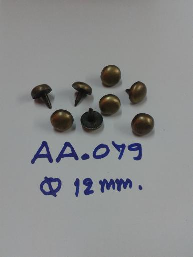 ฺBrass Nail Code AA.079 size D : 12 mm. ฺBrass Nail Code AA.079 size D : 12 mm.