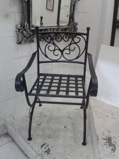 Iron arm chair code IRAC001 size Iron arm chair code IRAC001 size