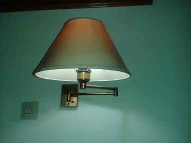 Wall Lamp Item Code BL201 Brass with cloth shade Wall Lamp Item Code BL201 Brass with cloth shade
