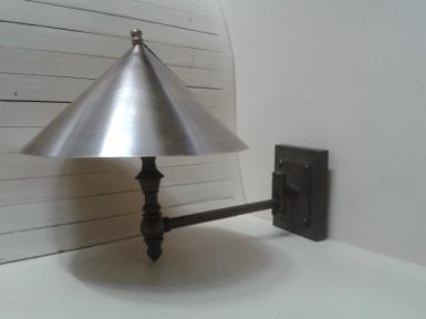Brass wall lamp code WL400A size shade wide 24 cm. deep 25 cm. Brass wall lamp code WL400A size shade wide 24 cm. deep 25 cm.