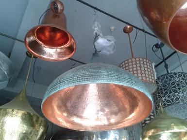 Copper lamp code CPL001 size lamp shade wide 30 cm. Copper lamp code CPL001 size lamp shade wide 30 cm.