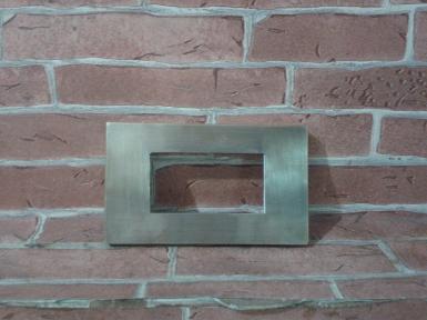 Brass cover switch code AE.046B size 120 mm x 71 mm. Brass cover switch code AE.046B size 120 mm x 71 mm.