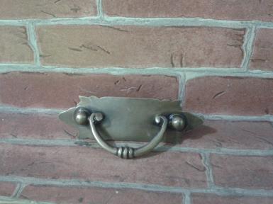 Brass Handle Item code A.097 size long 103 mm. wide 31 mm. Brass Handle Item code A.097 size long 103 mm. wide 31 mm.