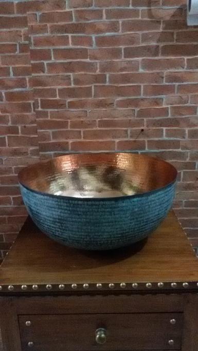 Copper Sink code CPS11A size wide 39 cm.high 18 cm. Copper Sink code CPS11A size wide 39 cm.high 18 cm.