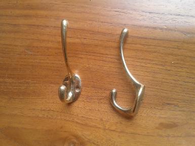 Brass Hook Item code U.021A size long 100 mm. wide 27 mm. Brass Hook Item code U.021A size long 100 mm. wide 27 mm.