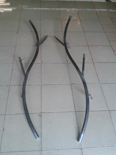 Iron handle Item code stick D:25 mm.long 120 cm. Iron handle Item code stick D:25 mm.long 120 cm.