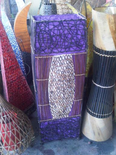 MSL001K material : shell with bamboo high 1m. MSL001K material : shell with bamboo high 1m.