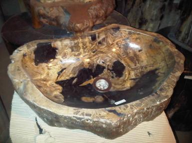 Pretrified wood 001L sink Pretrified wood 001L sink