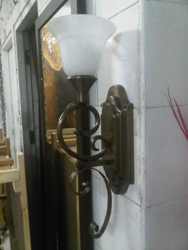 Brass wall lamp Item code WL200B Brass with glass Brass wall lamp Item code WL200B Brass with glass