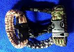 สายรัดข้อมือ paracord+นกหวีด ( แบบคู่ )