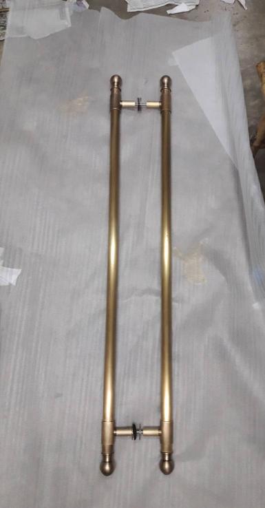 ฺBrass Door handle long 150 cm.D:38 mm.(1.5'') Code ACMR15A price/set ฺBrass Door handle long 150 cm.D:38 mm.(1.5'') Code ACMR15A price/set
