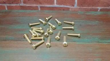 Brass screw size 1/4 (2หุน) long 1'' Brass screw size 1/4 (2หุน) long 1''