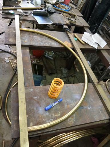 Curtain pole diameter 25 mm.bend Curtain pole diameter 25 mm.bend