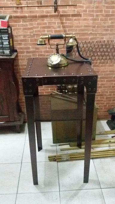 Iron Telephone Table Code IRTB001A size Top 40 x 40 x h 85 cm Iron Telephone Table Code IRTB001A size Top 40 x 40 x h 85 cm