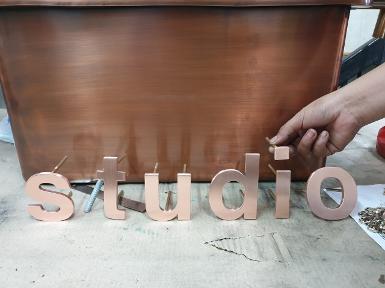 Coper Letter we make to order & make to design. Coper Letter we make to order & make to design.