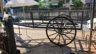 Carriage use decoration resort or home.iron with wood. Carriage use decoration resort or home.iron with wood.