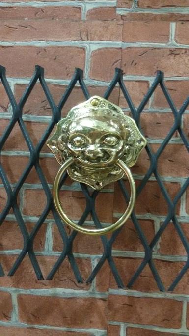 Lion Brass Handle Code P.136D L_110mm W_90mm Lion Brass Handle Code P.136D L_110mm W_90mm