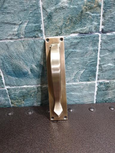Brass Door Handle Code A24C size long 175 mm.wide 38 mm. Brass Door Handle Code A24C size long 175 mm.wide 38 mm.