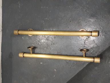Brass door handle Item Code .AC037PP size long 60 cm.high 50 mm.pipe 32 mm. (1.2 Brass door handle Item Code .AC037PP size long 60 cm.high 50 mm.pipe 32 mm. (1.2")