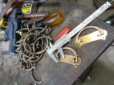 Brass door handle of Thailand. Brass door handle of Thailand.