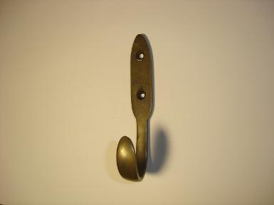 Brass Hook Item Code U.056 size wide 15 mm.long 100 mm. Brass Hook Item Code U.056 size wide 15 mm.long 100 mm.