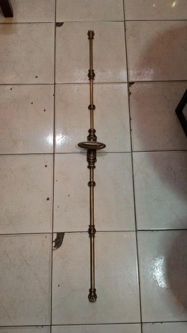 Brass Door Lock Item Code W.0641m. size long 100 cm. wide 38 mm. Brass Door Lock Item Code W.0641m. size long 100 cm. wide 38 mm.