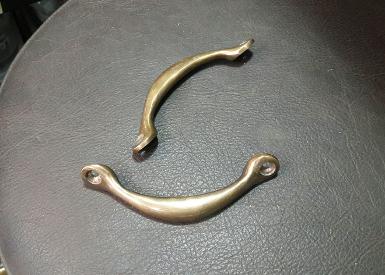 ฺBrass handle Item code C031A size long 100 mm. wide 15 mm. ฺBrass handle Item code C031A size long 100 mm. wide 15 mm.