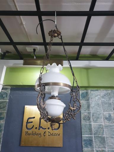 Hanging Lamp brass with glass Item Code HGLD3CK size wide 24 cm long 56 cm.glass 8'' Hanging Lamp brass with glass Item Code HGLD3CK size wide 24 cm long 56 cm.glass 8''