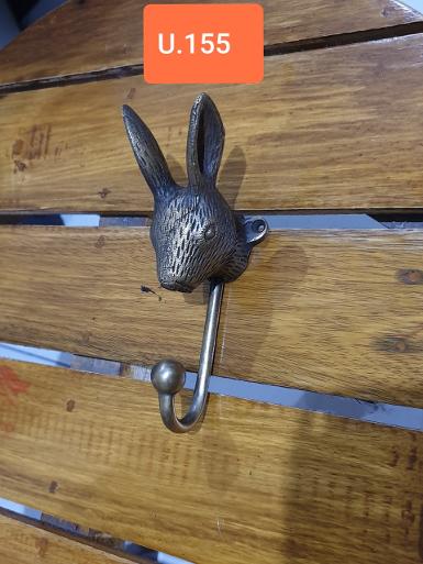 Rabbit hook Item code U155 size ear to ear 45 mm.long 145 mm.base 51mm. Rabbit hook Item code U155 size ear to ear 45 mm.long 145 mm.base 51mm.