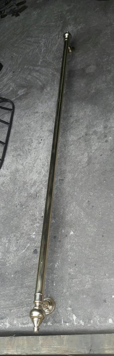 Brass Door Handle AC.070B size long 150 cm. pipe 32 mm. base 50 mm. Brass Door Handle AC.070B size long 150 cm. pipe 32 mm. base 50 mm.