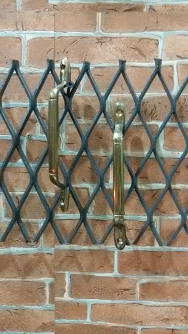Window Handle material is brass code A14THB size long 152 mm. wide 12 mm. Window Handle material is brass code A14THB size long 152 mm. wide 12 mm.