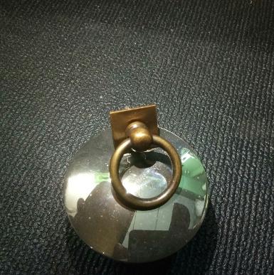 Brass pull handle Item Code P.027B size plate 20 x 20 mm. ring 30 mm. Thickness 3 mm. Brass pull handle Item Code P.027B size plate 20 x 20 mm. ring 30 mm. Thickness 3 mm.