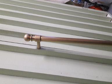 Brass door handle Item Code .C04N19 size long 80 cm.dia : 25 mm. Pipe Brass door handle Item Code .C04N19 size long 80 cm.dia : 25 mm. Pipe