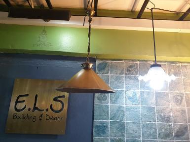 Brass hanging lamp Item Code long 50 cm. brass shade 11'' Brass hanging lamp Item Code long 50 cm. brass shade 11''