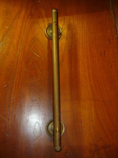 Brass Door Handle Code A24B size long 40 cm. base wide 5 cm pipe Dimension 1'' Brass Door Handle Code A24B size long 40 cm. base wide 5 cm pipe Dimension 1''