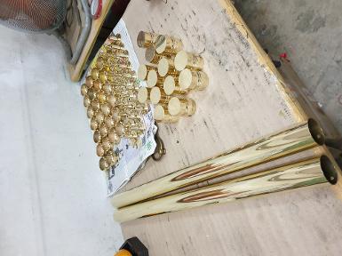 Brass door handle of Thailand. Brass door handle of Thailand.