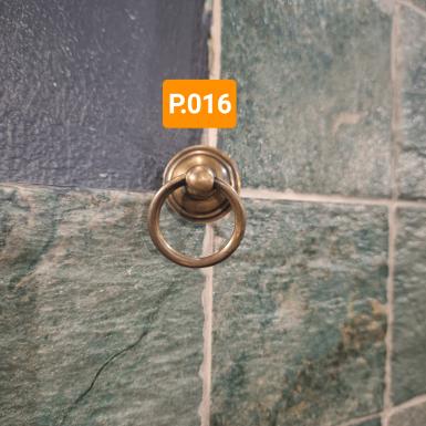 Brass pull handle Item Code P.016 size plate 29 mm. ring 37 mm.วัดจากหัว Brass pull handle Item Code P.016 size plate 29 mm. ring 37 mm.วัดจากหัว