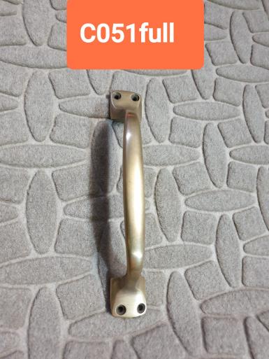 ฺBrass door handle Item Code C051 FULL size long 176 mm.wide 27 mm. ฺBrass door handle Item Code C051 FULL size long 176 mm.wide 27 mm.