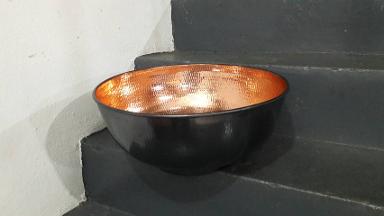 Copper sink Item Code CPS008A size wide 40 cm. high 17 cm. Copper sink Item Code CPS008A size wide 40 cm. high 17 cm.