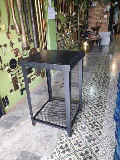 Iron table with nail 15 mm.Item Code IRT63 size wide 500 x 500 mm high 700 mm. Iron table with nail 15 mm.Item Code IRT63 size wide 500 x 500 mm high 700 mm.