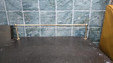 Brass Handrail 01 size solid brass 8 mm. Brass Handrail 01 size solid brass 8 mm.