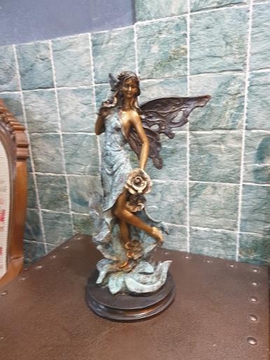 ฺBrass statue angle Item Code high 390 mm.base 172mm. ฺBrass statue angle Item Code high 390 mm.base 172mm.
