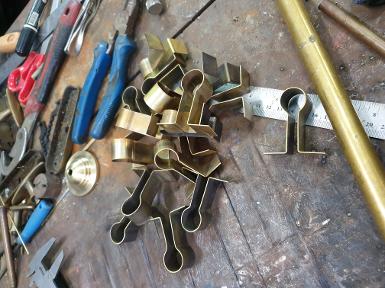 Brass door handle of Thailand. Brass door handle of Thailand.