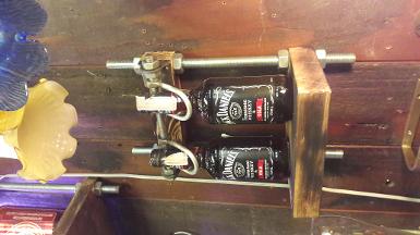 Bar shelf iron with wood BSI18A Bar shelf iron with wood BSI18A