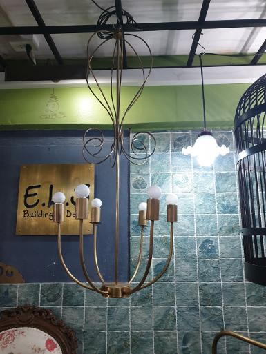 Hanging Lamp materail is brass Item Code GHL06S size wide 46 cm long 110 cm.6 light Hanging Lamp materail is brass Item Code GHL06S size wide 46 cm long 110 cm.6 light
