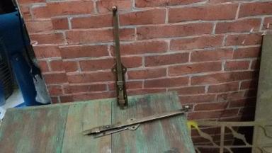 Brass Door Lock Item Code W.004B size long 213 mm. wide 33 mm. Brass Door Lock Item Code W.004B size long 213 mm. wide 33 mm.