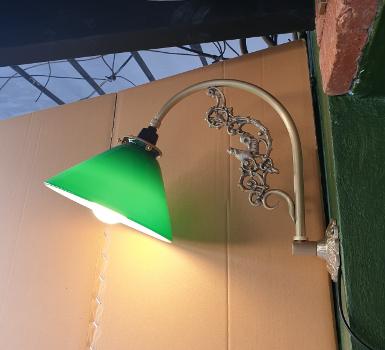 Wall Lamp brass with glass Item Code base 85 mm glass 8'' Wall Lamp brass with glass Item Code base 85 mm glass 8''