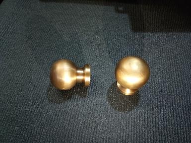 Brass pull handle Item Code NMR.18F size diameter 40 mm. high 48 mm.base 30 mm. Brass pull handle Item Code NMR.18F size diameter 40 mm. high 48 mm.base 30 mm.