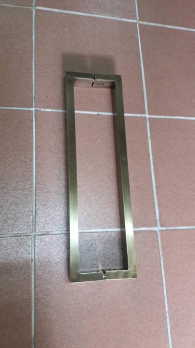 ฺBrass door glass handle Item price per set code ACMP18 size long 50 cm. high 5 cm. wide 38 x 19 mm. ฺBrass door glass handle Item price per set code ACMP18 size long 50 cm. high 5 cm. wide 38 x 19 mm.